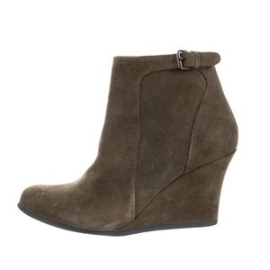 Lanvin Grey Suede Ankle Boots